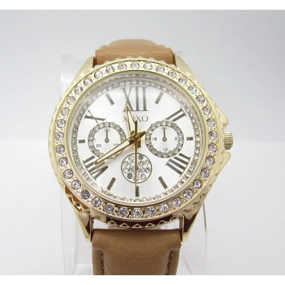Women's XOXO Quartz WR Analog 43mm Dial Causal Round‎ Watch (F231)